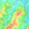 O Longueiral topographic map, elevation, terrain