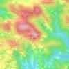 Suvobor topographic map, elevation, terrain