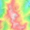 Monte Renoso topographic map, elevation, terrain