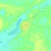 Chacchoben topographic map, elevation, terrain
