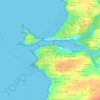 Place Manigod topographic map, elevation, terrain