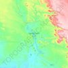 Djanet topographic map, elevation, terrain