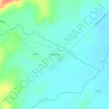 Pablo Acosta topographic map, elevation, terrain