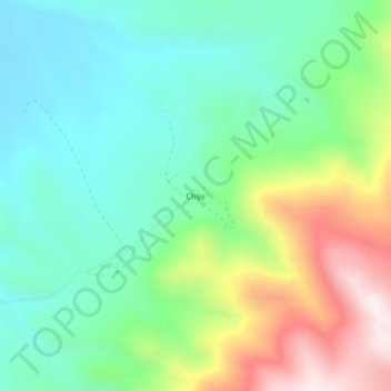 Chijo topographic map, elevation, terrain