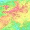 Chhindwāra topographic map, elevation, terrain