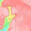 Lake Access Road topographic map, elevation, terrain