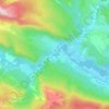 Puentedey topographic map, elevation, terrain