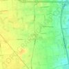 Sandy Corners topographic map, elevation, terrain