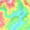 França topographic map, elevation, terrain