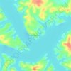 Green Bay Terrace topographic map, elevation, terrain