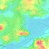 Le Rozé topographic map, elevation, terrain