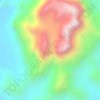Bonga topographic map, elevation, terrain