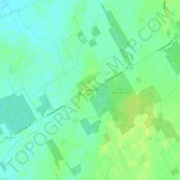 Dundela topographic map, elevation, terrain