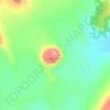 Bald Knoll topographic map, elevation, terrain