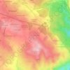 Los Chaparrales topographic map, elevation, terrain