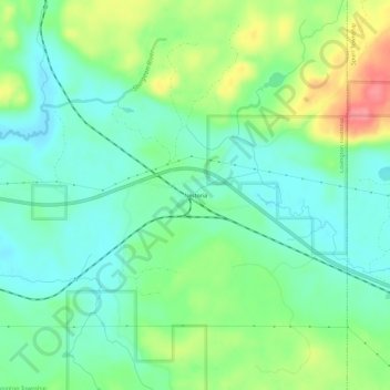 Nestoria topographic map, elevation, terrain
