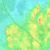 Ostermünchen topographic map, elevation, terrain