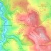 Waldkirchen topographic map, elevation, terrain