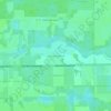Caloosa Preserve topographic map, elevation, terrain