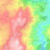 Torneiros topographic map, elevation, terrain