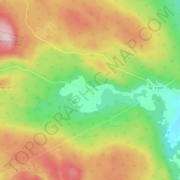 Viksätter topographic map, elevation, terrain