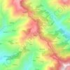 Kyawa topographic map, elevation, terrain
