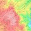 Cassepot topographic map, elevation, terrain