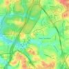 Stafford topographic map, elevation, terrain