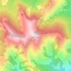 Bull Creek Hills topographic map, elevation, terrain