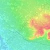 Beau topographic map, elevation, terrain