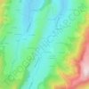 Le Claux topographic map, elevation, terrain