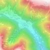 San Bernardo topographic map, elevation, terrain