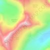 Silvertip Mountain topographic map, elevation, terrain