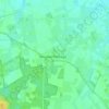 Wouwse Plantage topographic map, elevation, terrain
