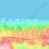 Haouch Ain Maiza topographic map, elevation, terrain