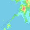 Wyuna Bay topographic map, elevation, terrain