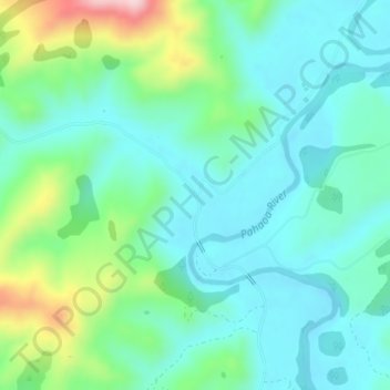 Hinakura topographic map, elevation, terrain