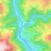 Moulin de Banhars topographic map, elevation, terrain