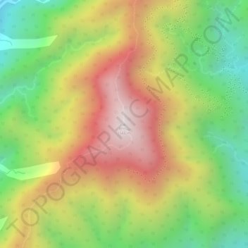 Jianfushan topographic map, elevation, terrain