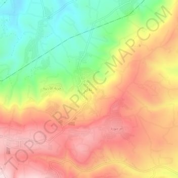 Allan topographic map, elevation, terrain