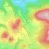 Le Mazer topographic map, elevation, terrain
