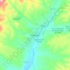Valparaíso topographic map, elevation, terrain