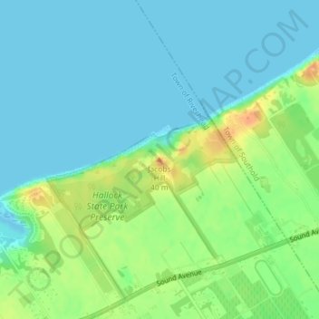 Jacobs Hill topographic map, elevation, terrain