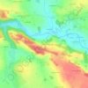 Treguely topographic map, elevation, terrain
