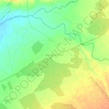Jaidate topographic map, elevation, terrain