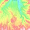 La Cruz topographic map, elevation, terrain