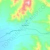 San Jacinto topographic map, elevation, terrain