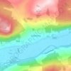 Camserney topographic map, elevation, terrain