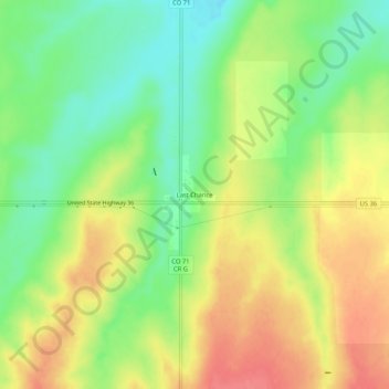 Last Chance topographic map, elevation, terrain