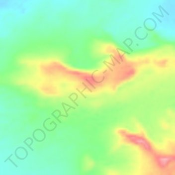 Al Kaf topographic map, elevation, terrain